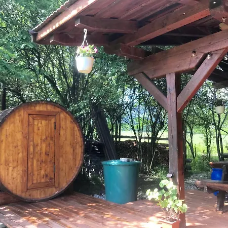 Romanticka So Saunou V Prirode Кемпинг